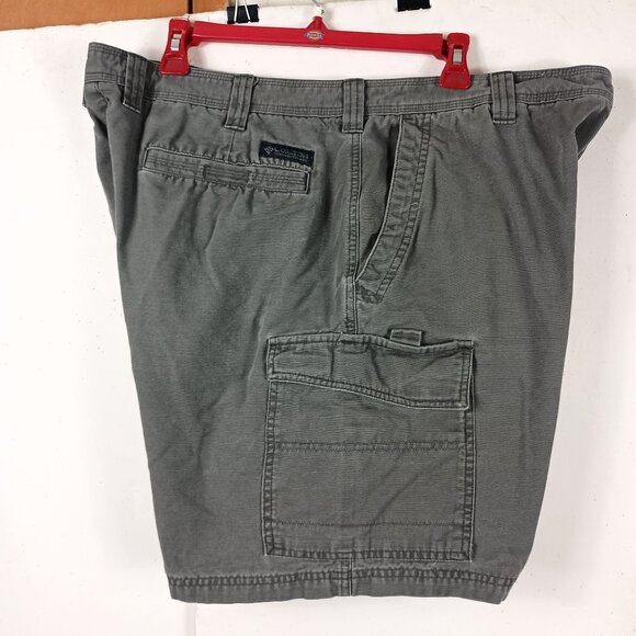 Columbia Mens Grey Cargo Shorts Size 40 XCO Cotton Casual Outdoor Style AM4442 - Picture 4 of 10
